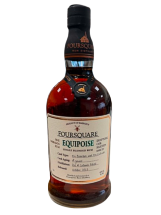 Foursquare Equipoise Ex-bourbon Ex-Calvados Cask 14 ans